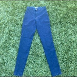 American Apparel dark wash blue easy jeans 👖